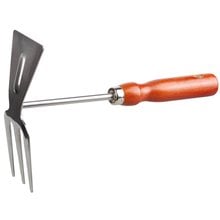 Мотыжка садовая с прямым лезвием и тремя зубцами GRINDA 8-421135_z01   