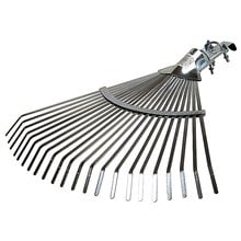 Грабли веерные 22 плоских зубца, гальванизир покрытие  RACO 4231-53/736   