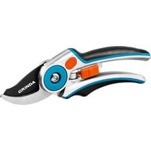Секатор с эргономичными алюминиевыми рукоятками P-29, плоскостной, 200 мм, PROLine GRINDA 423429   