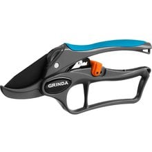 Секатор с алюминиевыми рукоятками P-33, с эфесом, контактный, 200 мм, PROLine GRINDA 423433   