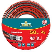 Шланг PREMIUM поливочный, 35атм., армированный, 5-ти слойный, 3/4х50м RACO 40300-3/4-50_z01   