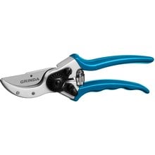 Секатор с алюминиевыми коваными рукоятками P-23, плоскостной, 210 мм, PROLine GRINDA 423423   