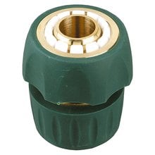 Соединитель шланг-насадка латунный с покрытием TPR, 1/2 RACO 4244-55108B   