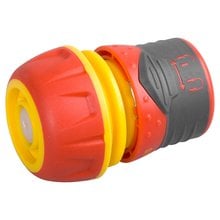 Соединитель PREMIUM с автостопом и запирающим механизмом, 3/4 GRINDA 8-426432   