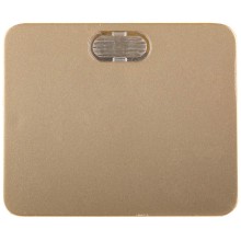 Выключатель ГАММА с подсветкой, одноклавишный, без вставки и рамки, цвет золотой металлик, 10A/~250B СВЕТОЗАР SV-54131-GM   