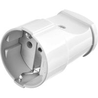 Розетка MAXElectro электрическая, 16А/220В, с заземлением, белая STAYER 55180-W   