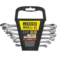 Набор комбинированных ключей 6 предметов 6-14 мм STAYER MASTER 27085-H6   