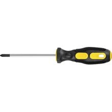 Отвертка двухкомпонентная рукоятка, магнитный наконечник, PH1x100мм STAYER 2510-1-10_z02   