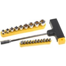 Отвертка с Т-образной ручкой и насадками 21 предмет STAYER 2540-H20   