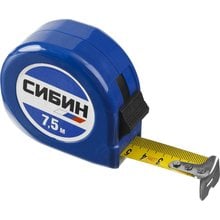 Рулетка 7.5 м x 25 мм СИБИН 34020-08-25   