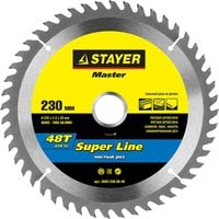 Диск пильный по дереву STAYER Master super-Line 3682-230-30-48   