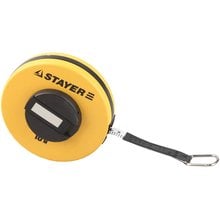 STAYER 10 м, мерная лента фиберглассовая двухсторонняя 34153-10 STAYER 34153-10   