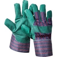 Перчатки из искусственной кожи зеленые размер XL STAYER 1132-XL   