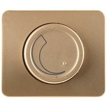 Диммер цвет золотой металлик, без вставки и рамки ГАММА СВЕТОЗАР SV-54142-GM   