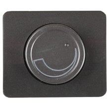 Диммер цвет темно-серый металлик, без вставки и рамки ГАММА СВЕТОЗАР SV-54142-DM   