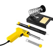 Электропаяльник 60 Вт в наборе с аксессуарами для паяльных работ STAYER PROFI 55315-70-H4   