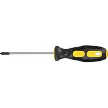 Отвертка двухкомпонентная рукоятка, магнитный наконечник, PH2x100мм STAYER 2510-2-10_z02   