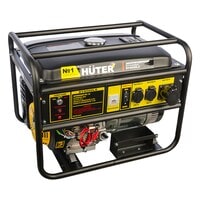 Генератор бензиновый HUTER DY8000LX с колёсами