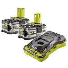 Аккумулятор 2 шт. 5.0 Ач и зарядное устройство Ryobi ONE+ RC18150-250 5133004422   