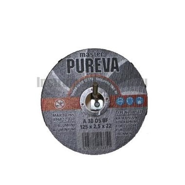 Диск отрезной по алюминию PUREVA 005335 (125х22х2,5 мм)