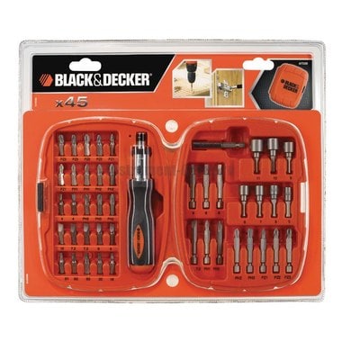 Набор бит и головок Black & Decker  A 7039 (45 шт.)