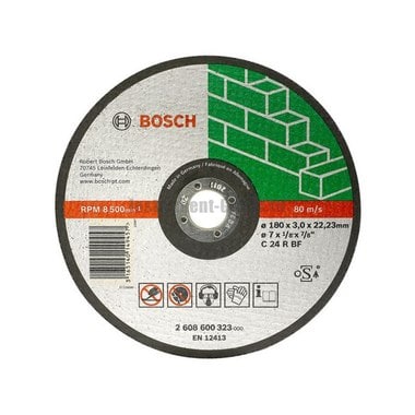 Диск отрезной Bosch 2.608.600.320 (115х22.2х2.5 мм; по камню)
