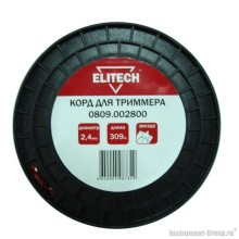 Леска Elitech 0809.002800 (2.4 мм; 309 м; звезда)