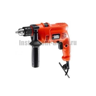 Дрель ударная Black & Decker KR 504 CRE