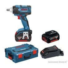 Аккумуляторный гайковерт Bosch GDS 18 V-EC 250 L-Boxx (06019D8120)