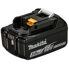 Аккумулятор 18 В BL1830B Makita 197600-6 (18 В; 3 Ач; Li-Ion) с индикацией заряда