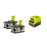 Аккумуляторы 2 шт. (5 Ач) + зарядное устройство ONE+ Ryobi 3003364(RC18120-250)