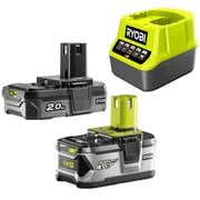 Аккумуляторы 2 шт. (2 Ач + 4 Ач) + зарядное устройство ONE+ Ryobi 3003365(RC18120-242)