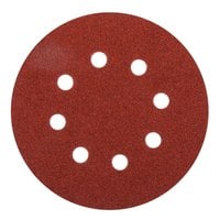 Круглая шлифбумага Elitech 1820.038600 (125 мм; P180; 5 шт; для дерева,металла)