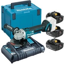 Набор 18 В LXT (BL1850B - 3 шт. + DC18RD + DGA504 + Makpac) Makita 198845-9