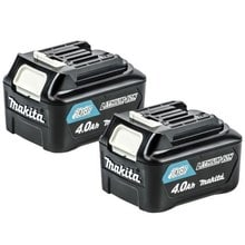 Аккумуляторы 2 шт. BL1040B Makita 197404-6 (10.8 В; 4 Ач; Li-Ion) с индикацией заряда