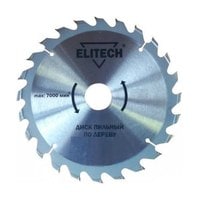 Диск пильный по дереву Elitech 1820.053500 (185х20/16х2 мм; 24 зуб.)