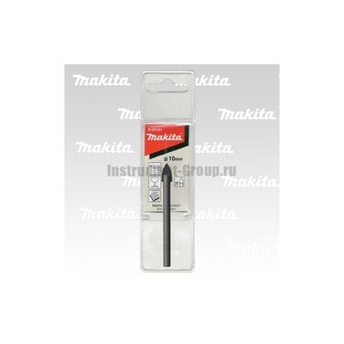 Сверло по стеклу Makita D-25161 (10х80 мм; хв-цилиндр, острие конус)