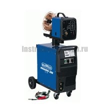 Сварочный полуавтомат BlueWeld Megamig 380 + тележка 806459
