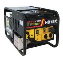 Генератор бензиновый Huter DY12500LX c колесами и аккумулятором