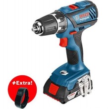 Аккумуляторная дрель-шуруповерт Bosch GSB 18-2-LI Plus + фитнес-браслет 0615990K2S
