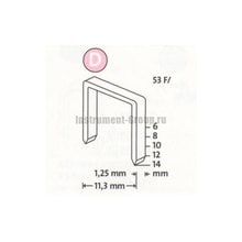 Скобы плоские Novus 042-0377 (53F/12; 600 шт.)