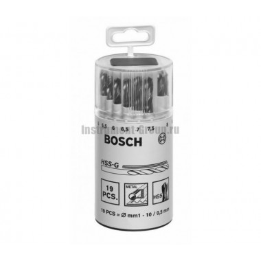 Набор сверл BOSCH 2.607.018.361 (19 шт.)